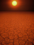 Sunset in Desert Photographic Print by Wallace Garrison