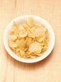 A Bowl of Potato Chips Photographic Print