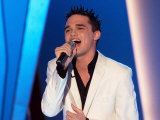 The Mirror Pride of Britain Awards, Gareth Gates Singing, March 2002 Photographie