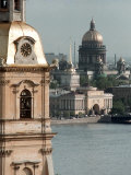 St.Peter and St.Poul's Cathedral, the Admiralty and St.Isaac's Cathedral Photographic Print