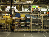 Auto Assembly Line at a Hybrid Car Plant Photographic Print by Justin Guariglia