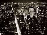 View from the Empire State Building at Night Photographic Print