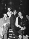 The Stranglers Seen Here Before Their Wolverhampton Concert, Entertainment Punk Music, October 1977 Photographie