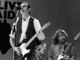 Francis Rossi Lead Singer with Pop Group Status Quo Singing on Stage at Live Aid Contest Photographic Print