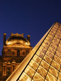 Grande Pyramide at the Musee Du Louvre, Paris, France Photographic Print by Glenn Beanland