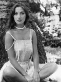 Jane Seymour in the Grounds of the Beverly Hills Hotel California America Photographic Print
