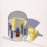 A Painting of an Improved Reactor Design by Pierre Mion Photographic Print by Pierre Mion