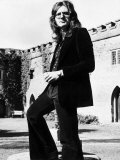 David Coverdale of Pop Group Deep Purple in the Grounds of Clearwell Castle Fotografisk tryk