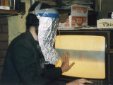 An Experiment in Predicting Screen Imagery at Benson Herbert's Paraphysical Laboratory Photographic Print by Hilary Evans