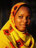 Portrait of Young Girl, Bagamoyo, Tanzania Photographic Print by Ariadne Van Zandbergen
