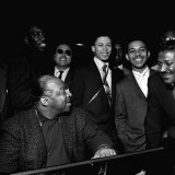 Count Basie Jazz Pianist, at Photocall at the Royal Festival Hall, April 1957 Photographie