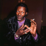 Chuck Berry Singer Songwriter, January 1973 Photographic Print