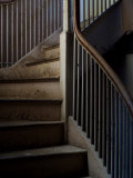Winding Staircase with Banister in an Old Mansion Photographic Print by Todd Gipstein