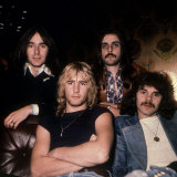 Status Quo Rock Group Francis Rossi and with Rick Parfitt and Other Members of the Band Photographic Print