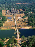 Aerial of Angkor Wat, Angkor, Cambodia Photographic Print by Christopher Groenhout