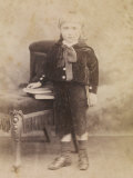 Velvet Suit c.1880 Photographic Print by J. Hatherill