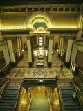 A Staircase Inside the Iowa State Capitol which was Constructed Between 1871 and 1886 Photographic Print