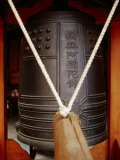 Temple Bell with Striker, Kyoto, Japan Photographic Print by Frank Carter