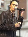 Pop Idol Open Air Concert, Gareth Gates, Covent Garden London, April 2002 Photographic Print