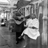 Brownie McGhee American Blues Singer and Rosetta Tharpe, 1964 Fotografie-Druck