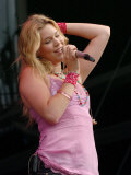 Joss Stone Performs on the Main Stage, T in the Park Balado, July 2005 Fotografisk tryk