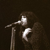 Steve Tyler Lead Singer of the Band Aerosmith in Concert at Pontiac Stadium, Detroit, USA, May 1976 Fotografisk tryk Steve Tyler Lead Singer of the Band Aerosmith in Concert at Pontiac Stadium, Detroit, USA, May 1976 Fotografisk tryk