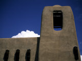 Close View of an Adobe Structure in Downtown Santa Fe, New Mexico, United States Photographic Print by Stacy Gold