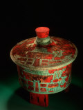 Dazzler Vessel Dating to 450 AD, Copan, Maya, Honduras Photographie par Kenneth Garrett