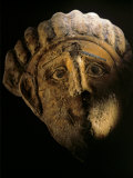 Greek-Style Stucco Mask, Bahariya Oasis, Valley of the Golden Mummies, Egypt Photographie par Kenneth Garrett