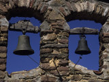 Close View of Two Bells in a Tower Near La Seu D'Urgell, Pyrenees Mountains, Spain, Europe Photographic Print by Stacy Gold