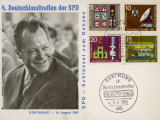 Willy Brandt 1965 Lámina fotográfica