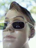 Mannequin Head Wearing Sunglasses Photographic Print by Fogstock Llc 