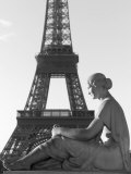 View of Eiffel, Tower, Paris, France Fotografisk tryk af Keith Levit View of Eiffel, Tower, Paris, France Fotografisk tryk af Keith Levit