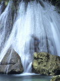 Boy at Reach Falls Near Muirton, Jamaica Photographic Print by Holger Leue