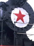CY116 Retired Train, Trans Siberian Railroad Museum, Ulan Batar, Mongolia Photographie par Bill Bachmann