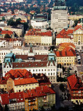 Overhead of City from Ljubljana Castle, Ljubljana, Slovenia Photographic Print by Richard I'Anson