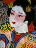 Geisha, Warrior Folk Art, Takamatsu, Shikoku, Japan Fotografisk trykk av Dave Bartruff Geisha, Warrior Folk Art, Takamatsu, Shikoku, Japan Fotografisk trykk av Dave Bartruff