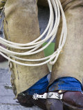 Cowboy Spurs and Chaps, Judith Gap, Montana, USA Photographic Print by Chuck Haney
