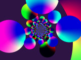 Abstract Pattern with Multi-Coloured Circles Photographic Print by Albert Klein