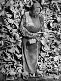 Detail of the Skeleton of a Capuchin Monk Photographic Print