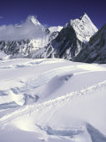 View of Everest Southside, Lingtren, Khumbutse, Nepal Prints by Michael Brown