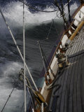 Sailboat in Rough Water, Ticonderoga Race Plakater af Michael Brown