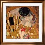 Der Kuss, ca. 1907 (Detail) Kunstdrucke von Gustav Klimt