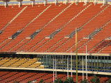 Empty Seats in Sports Stadium Photographic Print