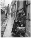 Les Ecoliers Curieux Reprodukcje autor Robert Doisneau