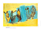 Cinq Etudes de Danseuses Cambodgiennes Posters by Auguste Rodin