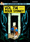 Vol 714 pour Sydney, c.1968 Julisteet tekijänä Hergé (Georges Rémi)