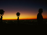 Lights of El Paso at Sunrise Photographic Print
