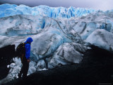 Exploring the Exit Glacier, Seward, Alaska Photographic Print by Bill Hatcher
