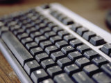 A Close-up View of a Computer Keyboard Photographic Print by Joel Sartore